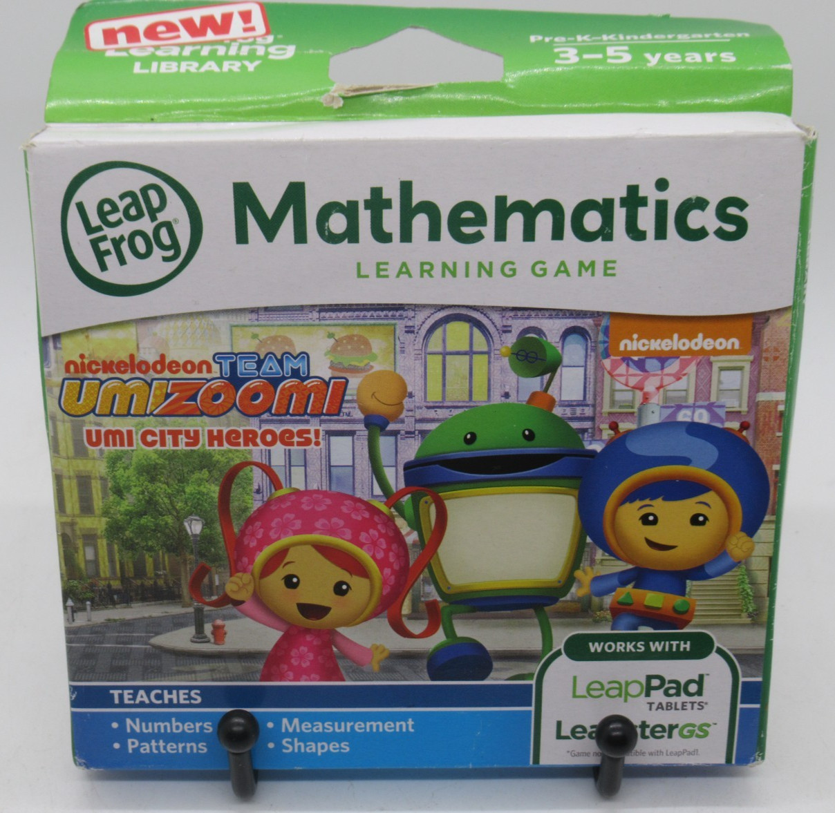 LEAP FROG-TEAM UMIZOOMI: UMI CITY HEROES LEARNING MATH GAME, LEAPPAD LEAPSTER GS