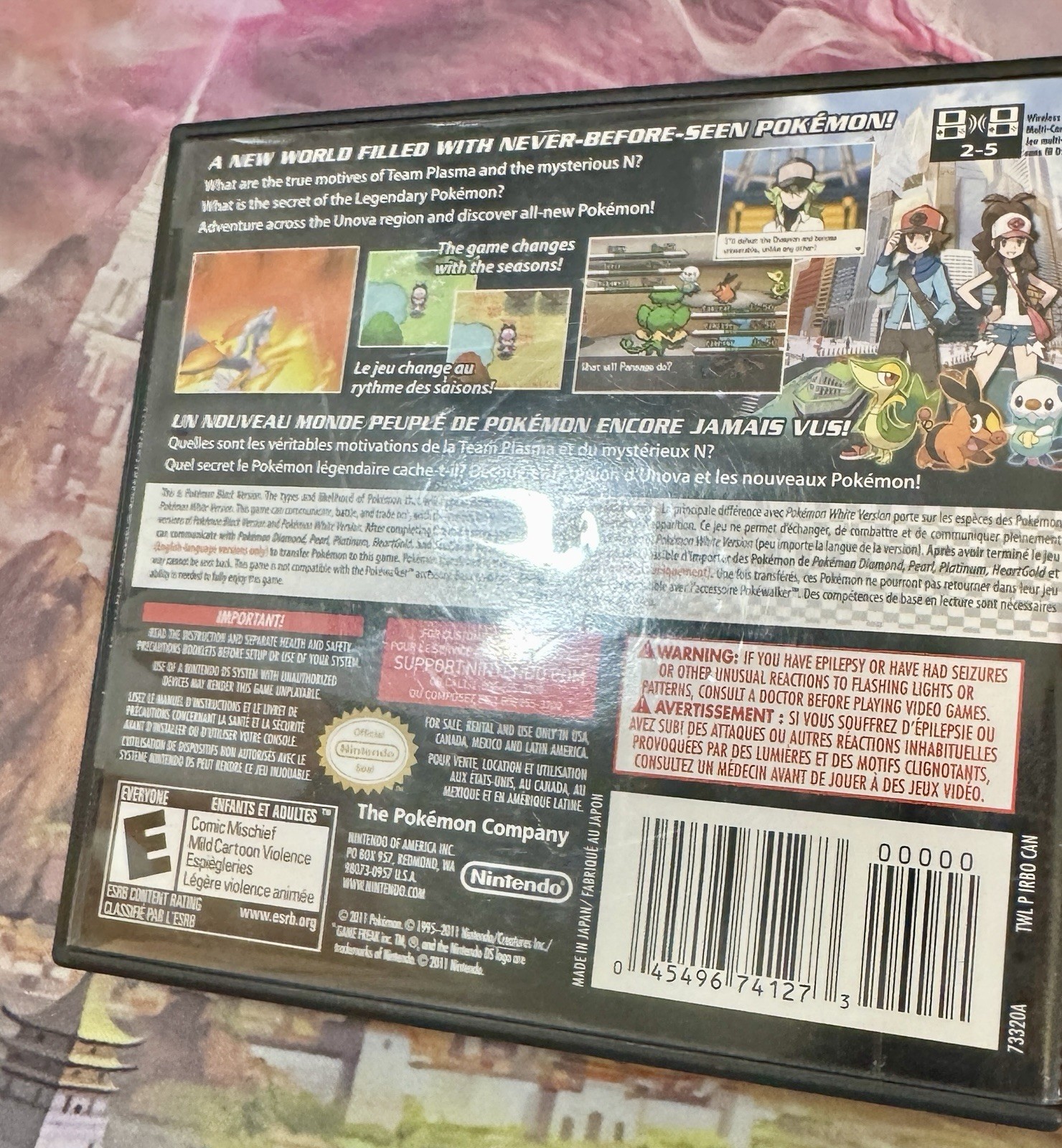 Pokémon: Black Version (Nintendo DS, 2011) CIB Complete Authentic Working – Good