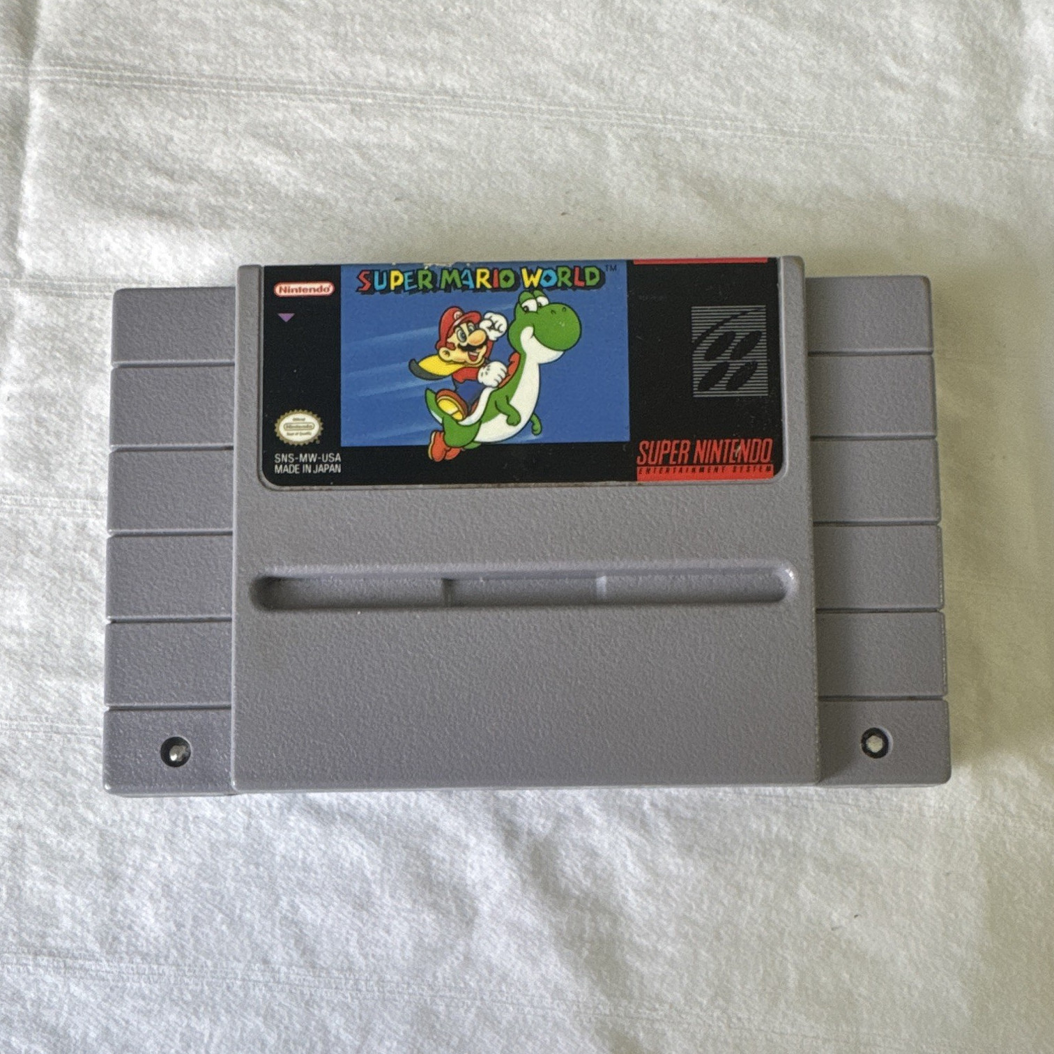Nintendo Super Mario World SNES Cartridge NTSC-U/C Super Mario Series