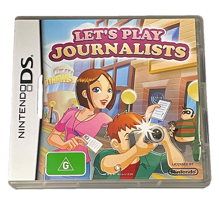 Let’s Play Journalists Nintendo DS 2DS 3DS Game *Complete*