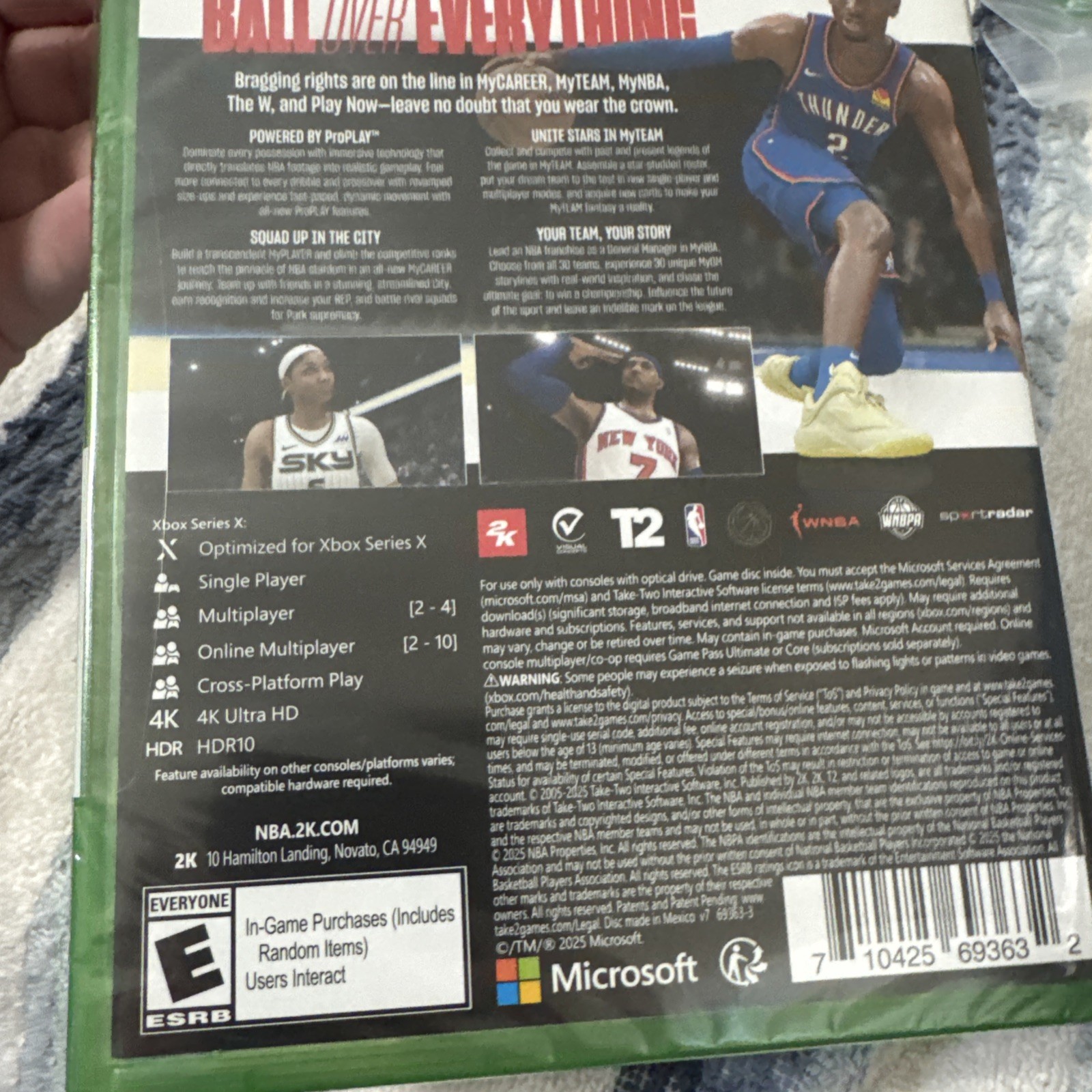 NBA 2K26 – Microsoft Xbox Series X Physical In Box ••SEALED••