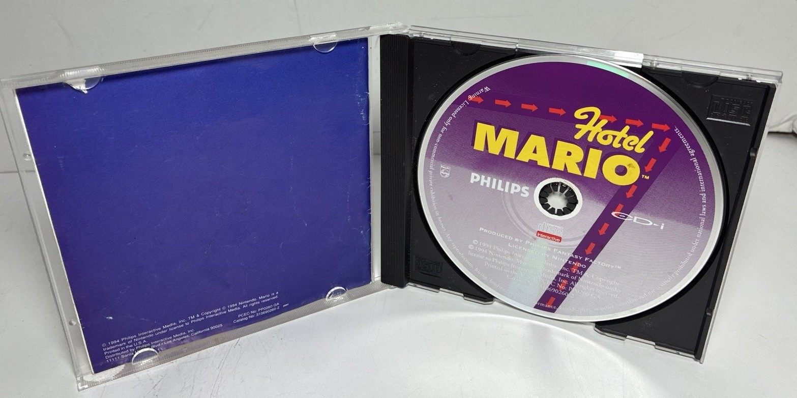 Authentic Philips CD-i Interactive Hotel Mario