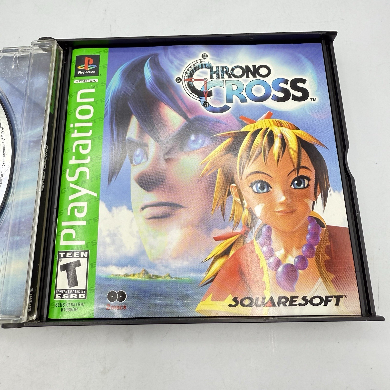 Chrono Cross (Sony PlayStation 1, 2001) PS1 CIB w/ Registration Card