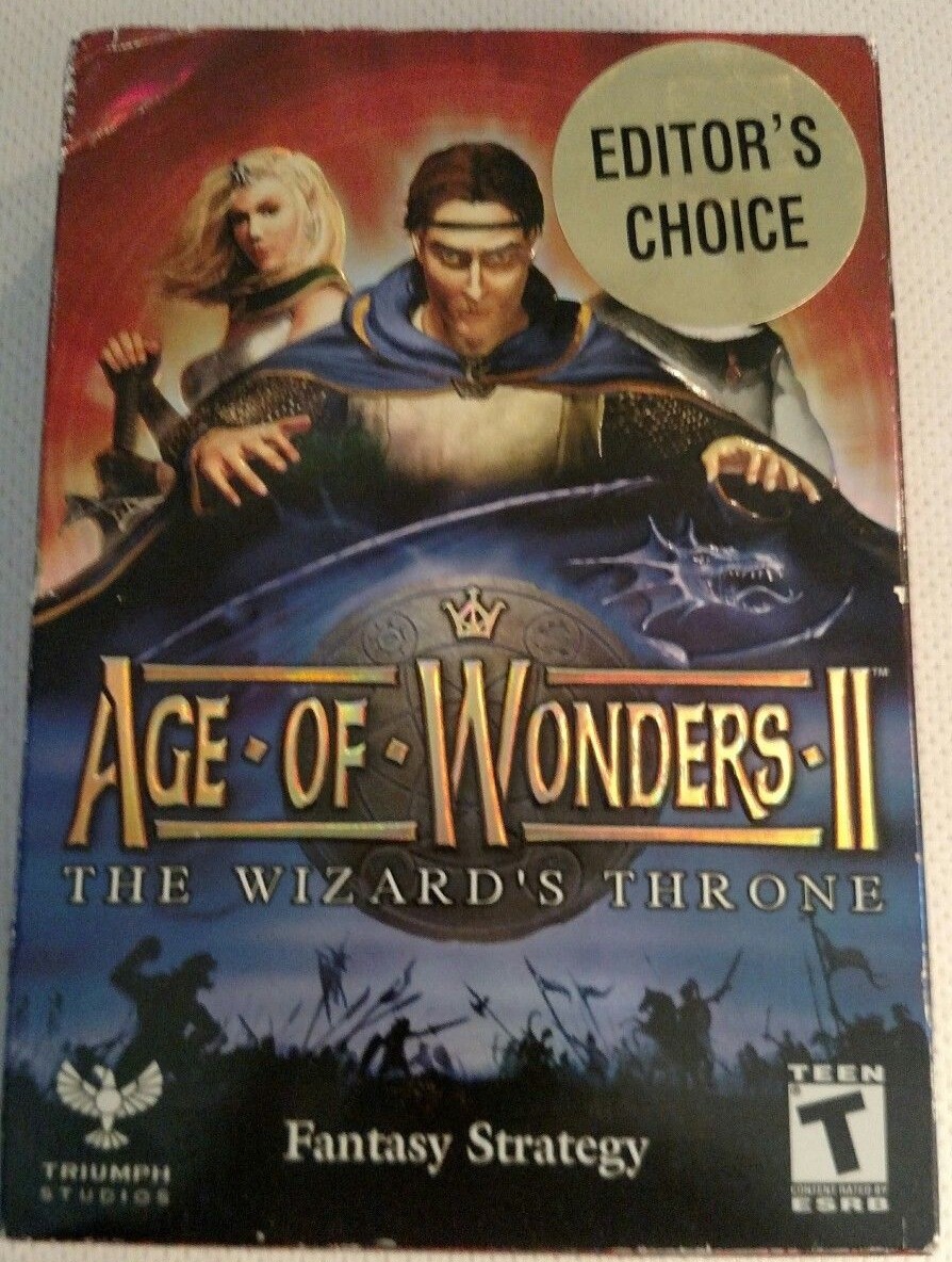 Age of Wonders II: The Wizard’s Throne (PC, 2002) Very Good, Unused
