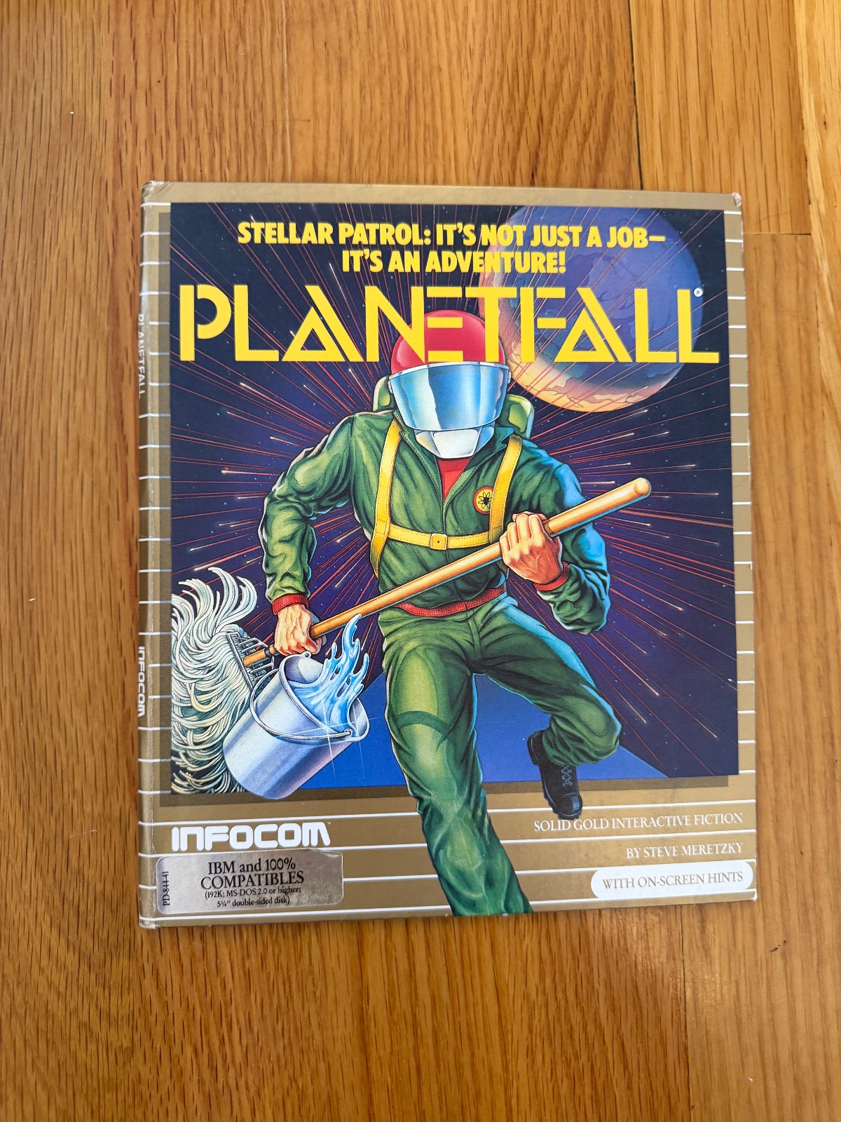 Planetfall – Vintage Infocom PC – CIB- 5.25″ Disks