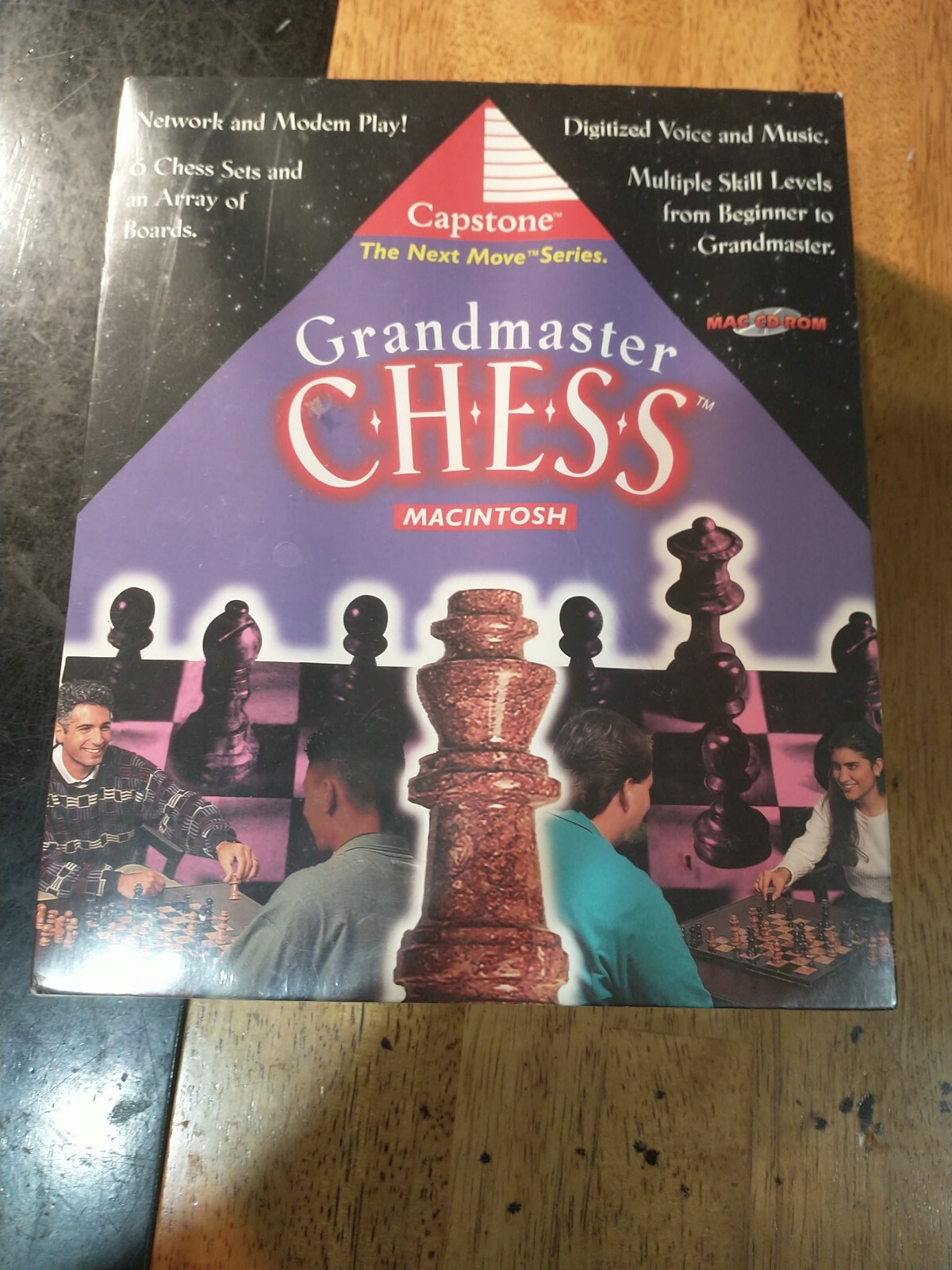 * Grandmaster Championship Chess New In Box PC Game 1995 Capstone CD-Rom