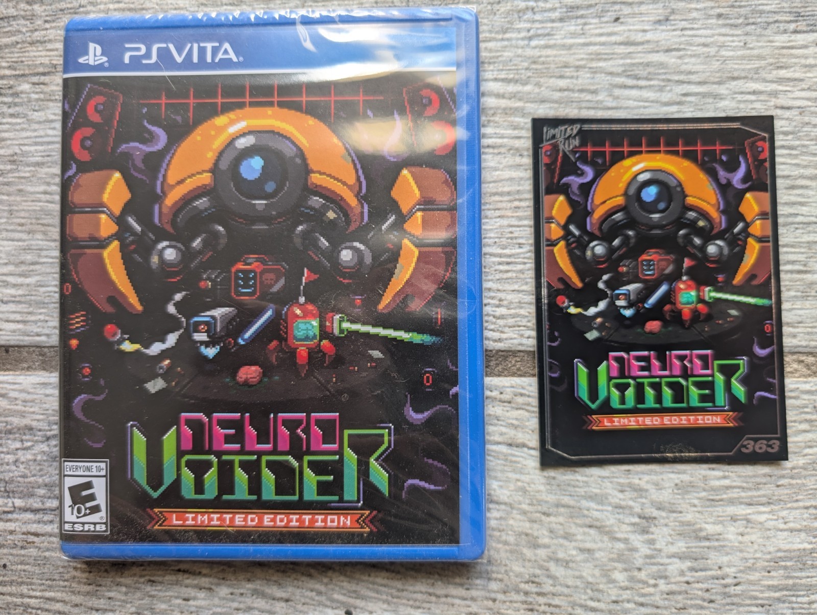 NEUROVOIDER – Playstation PS Vita – Limited Run #171 – New with Card!
