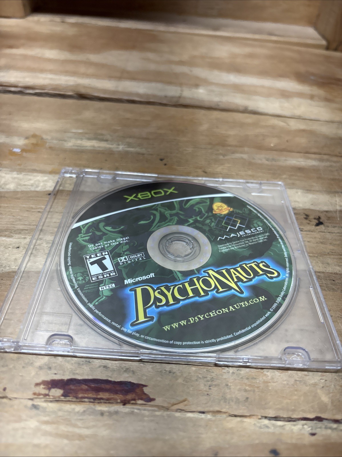 Psychonauts Xbox Game 2005 Release, Disc Only Tested And Works Fast Shipping