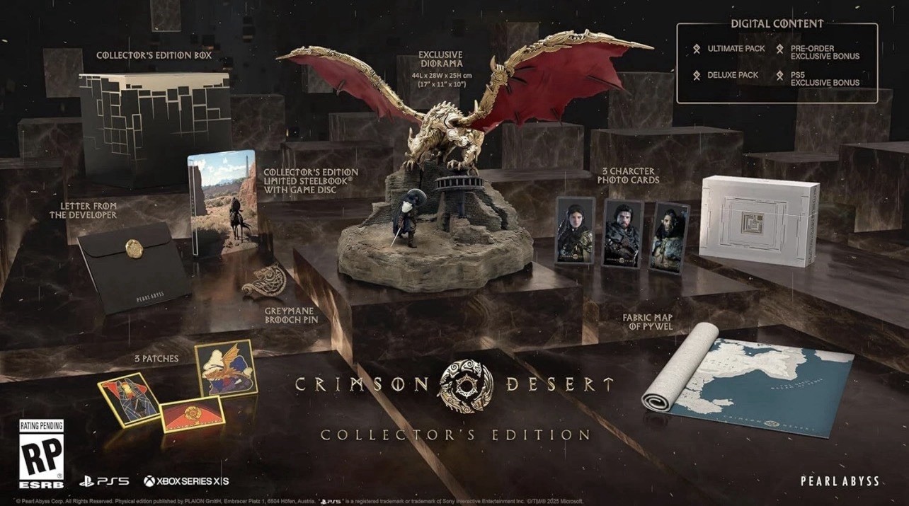 Crimson Desert Amazon Collector’s Edition Xbox Series X NEW INHAND FREE SHIPPING