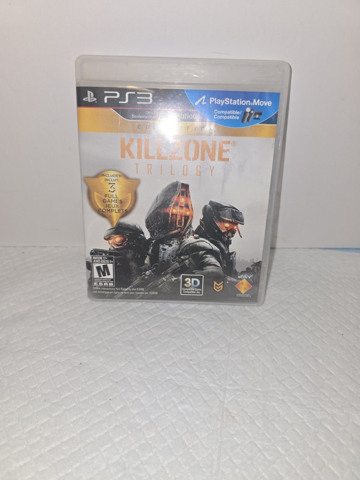 Sony Playstation 3 PS3 Killzone Trilogy Game 2012