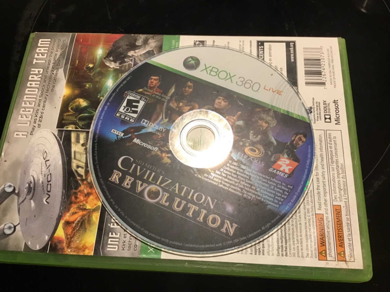 Sid Meier’s Civilization Revolution (Xbox 360, 2008) Tested Working no case