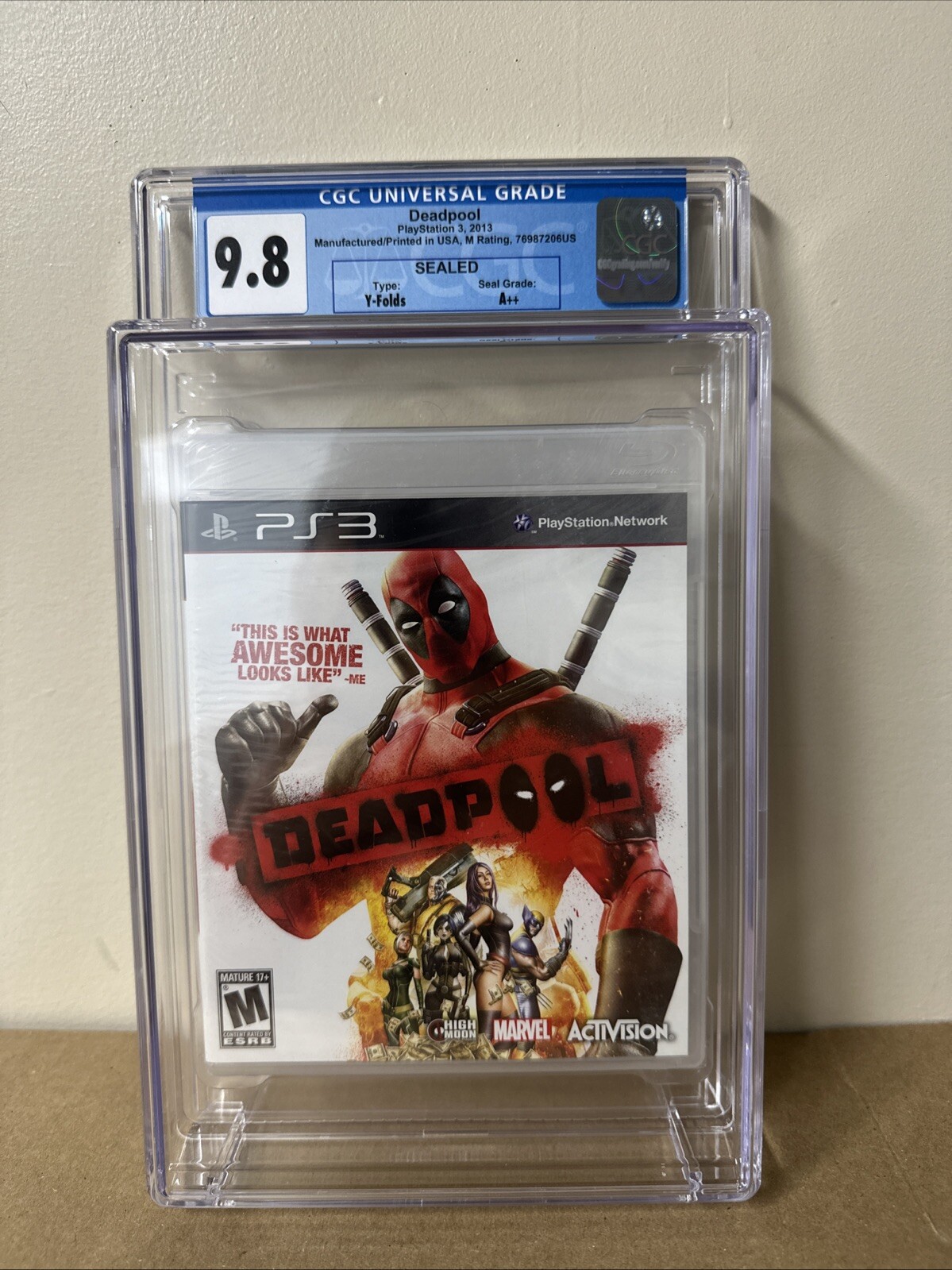 Deadpool Sony PlayStation 3 PS3 New Factory Sealed CGC Graded 9.8 A++ Seal