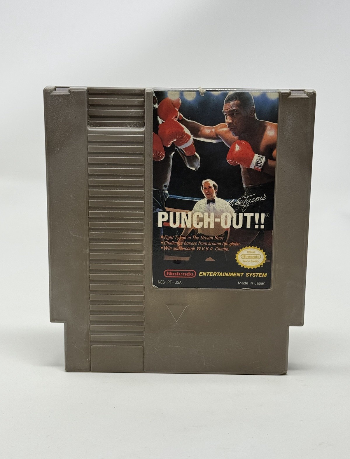 Mike Tyson’s Punch-Out Nintendo Entertainment System NES Authentic Cleaned Pins