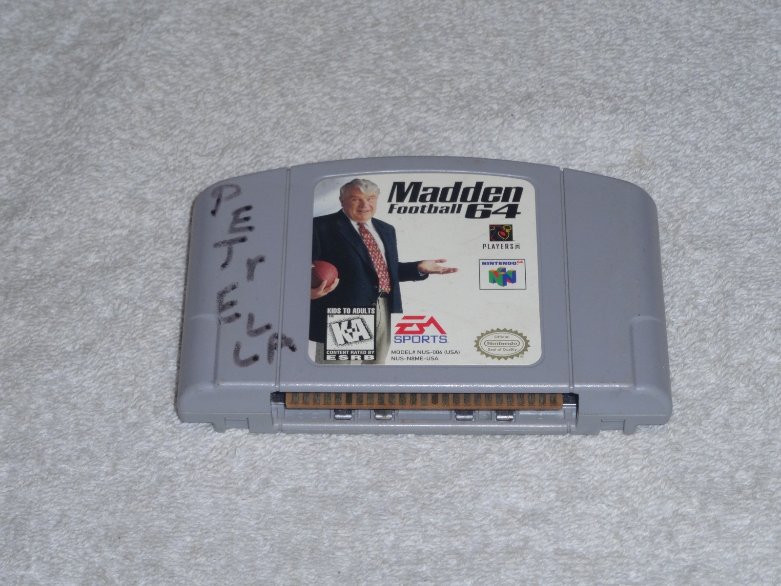 Madden Football 64 Nintendo 64 N64 Tested & Working Cartridge VIDEO GAME! N 0041