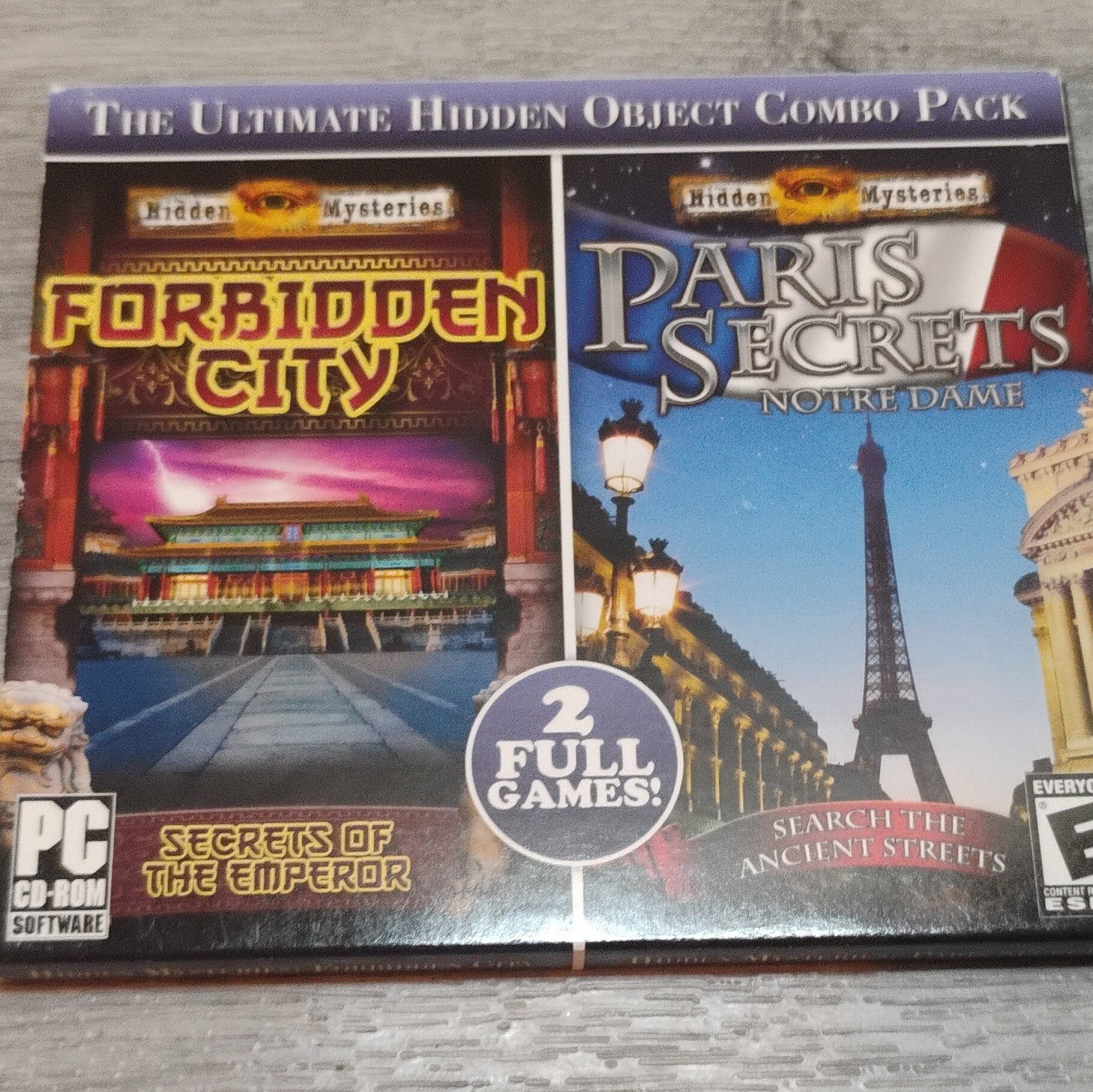 GameMill Hidden Mysteries Combo Pack Forbidden City & Paris Secrets PC E