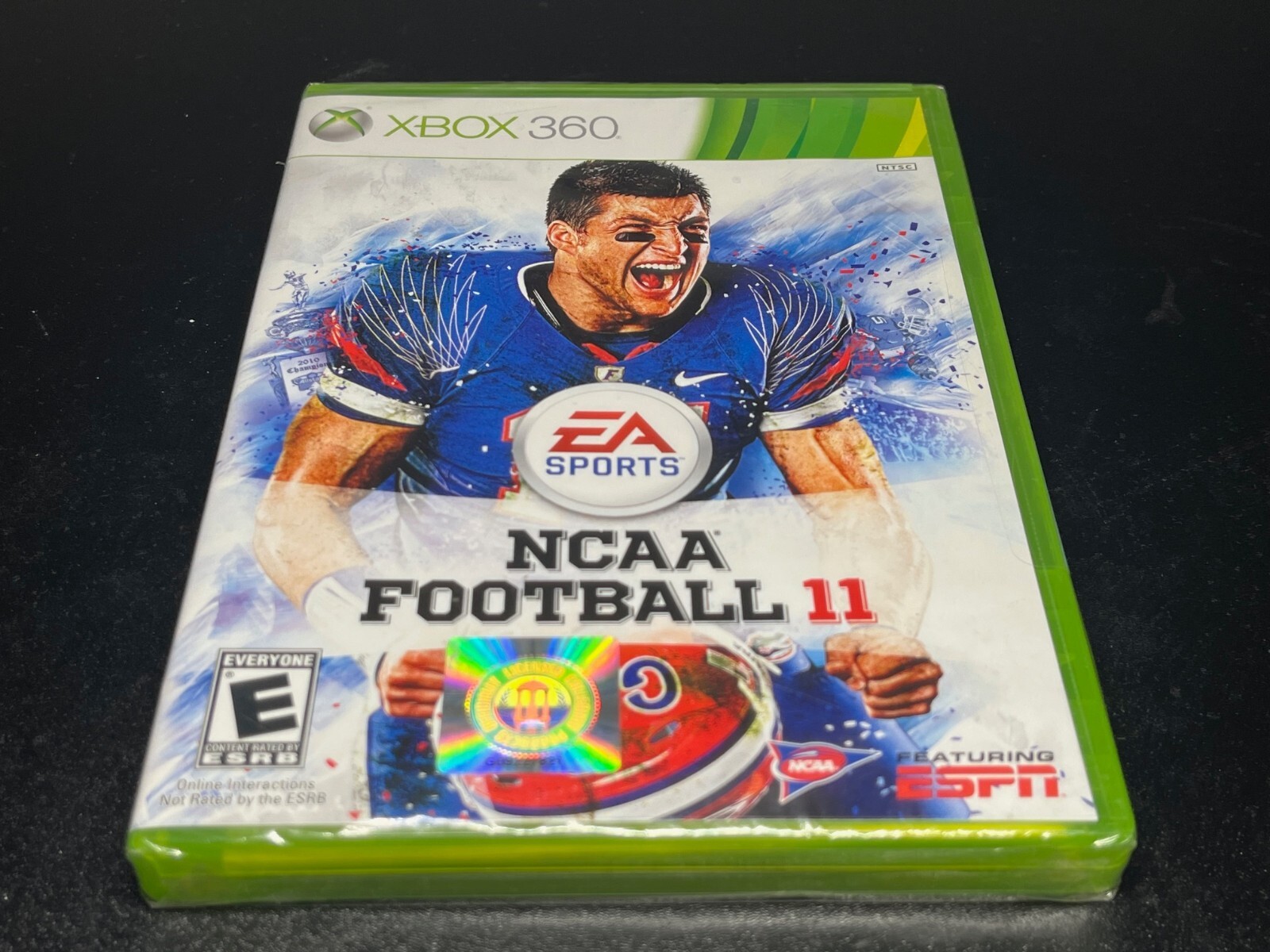 NCAA Football 11 Tim Tebow (Xbox 360 2010)🔥Fast Shipping🔥Sealed w/ small crack