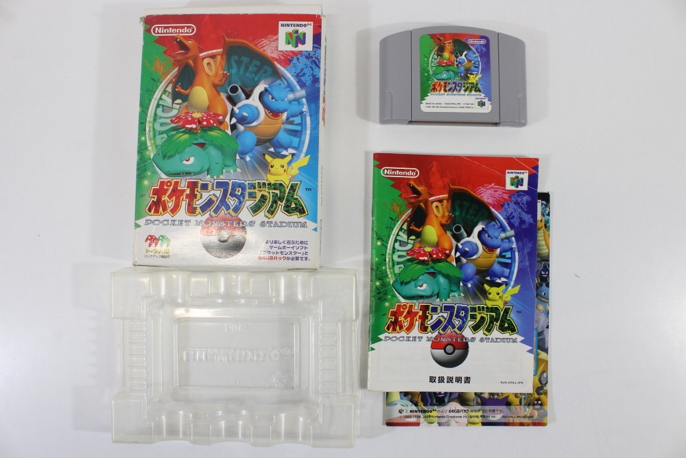 Pokemon Stadium Boxed Manual CIB Nintendo 64 N64 Japan Import US Seller OEM #3