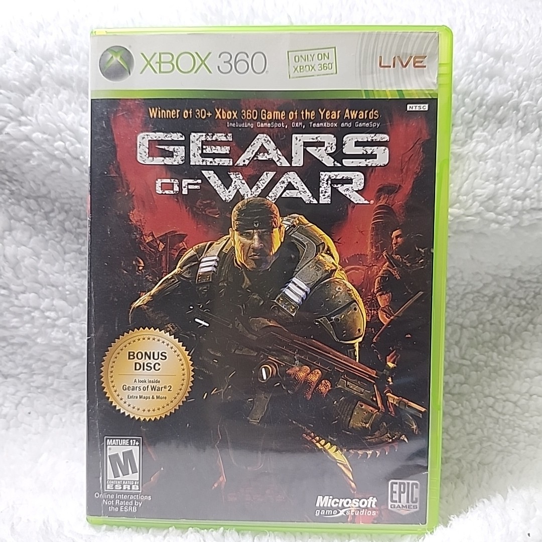 Microsoft 360 Gears Of War Rated M Mature 17+ Video Game