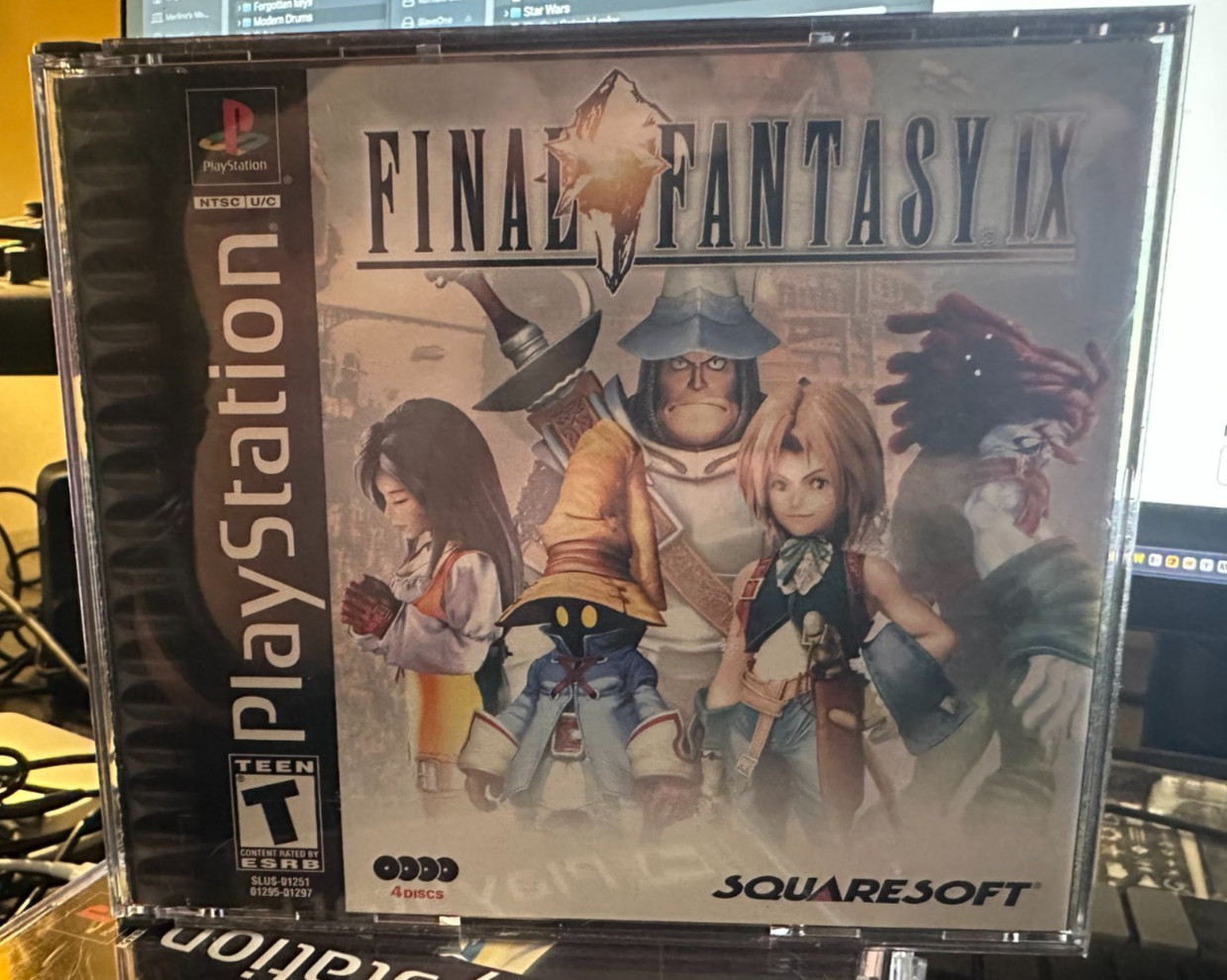 Final Fantasy IX PS1 Black Label Complete CIB 4 Disc w/ Manual & Insert