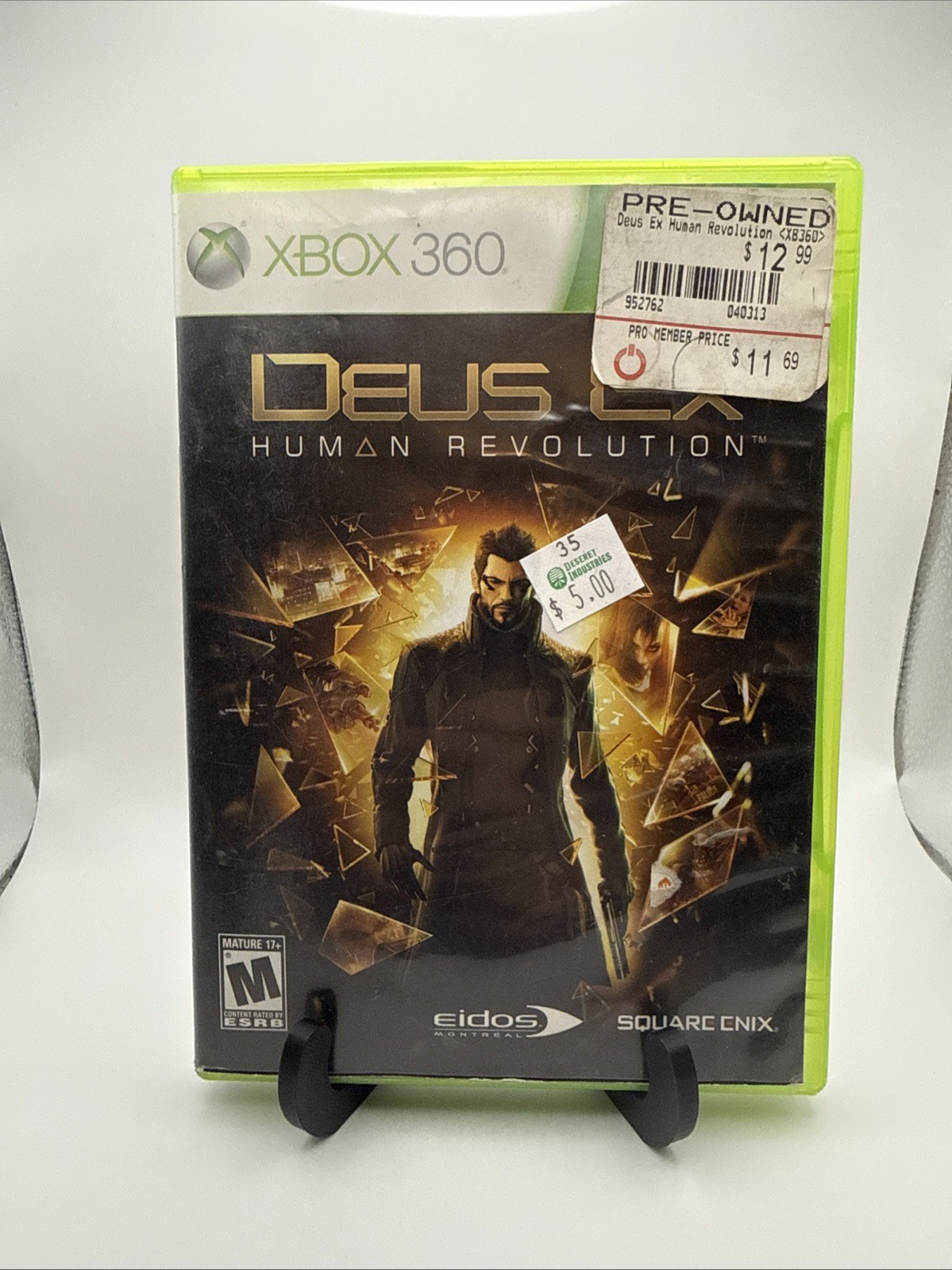 Deus Ex: Human Revolution Edition(Xbox 360) Tested Working CIB Used