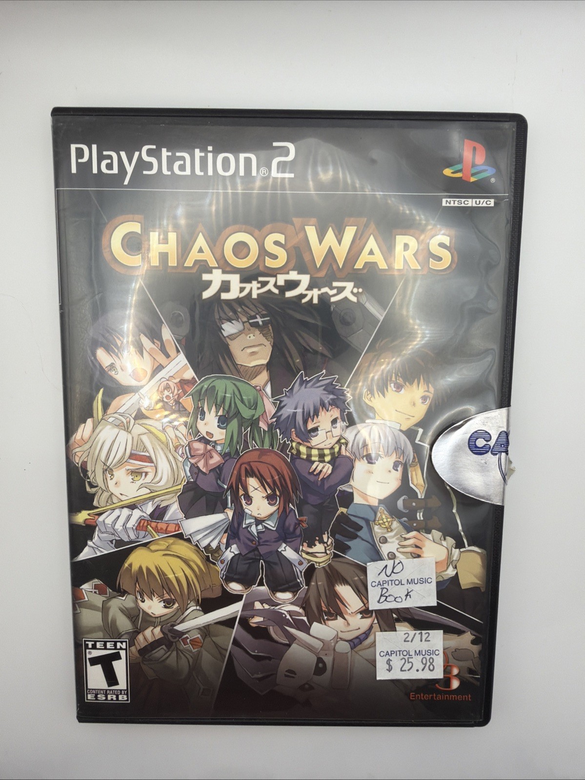 Chaos Wars (Sony PlayStation 2 PS2, 2008) No Manual Extremely Clean Disc Tested