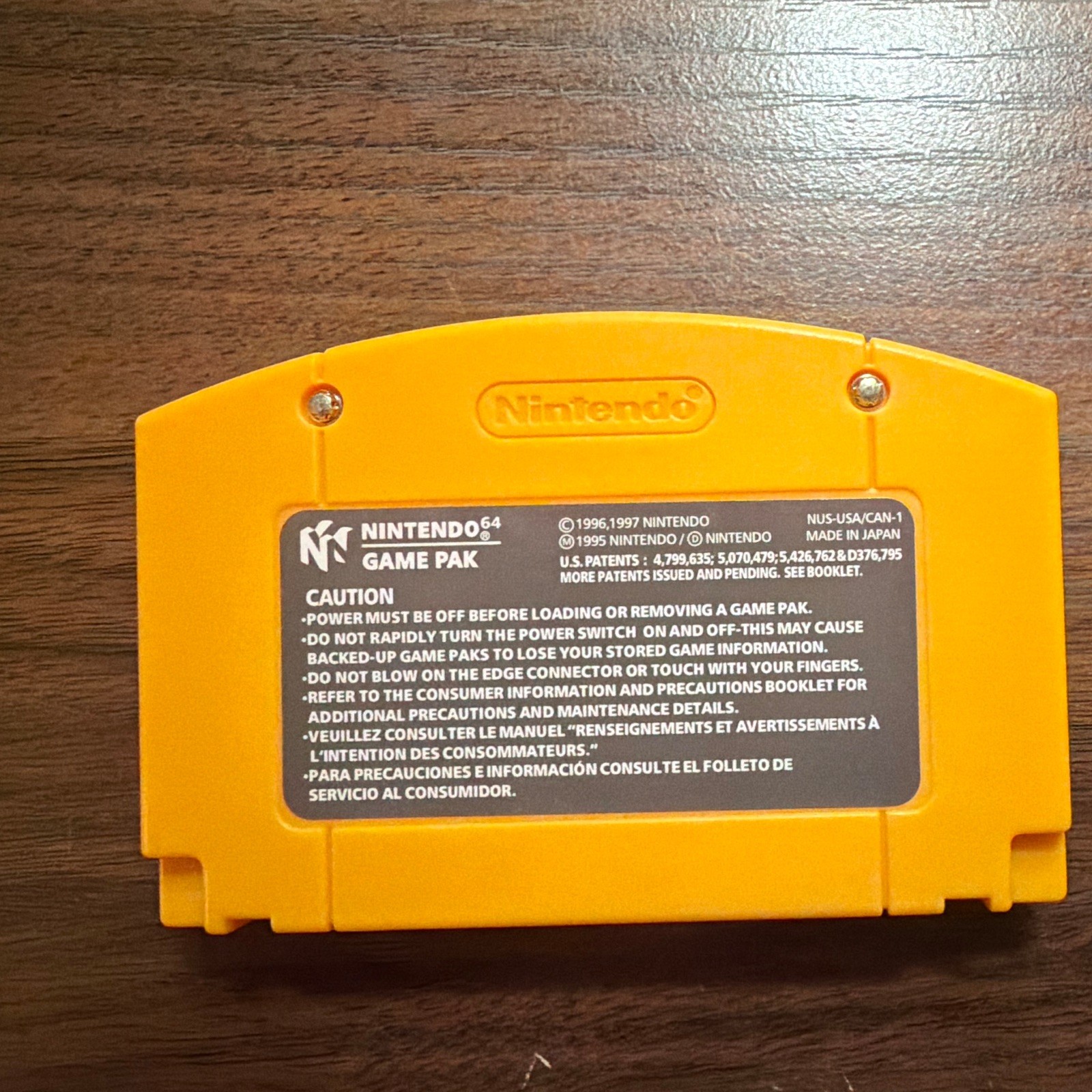 Nintendo Donkey Kong 64 N64 Game Pak Cartridge NTSC-U/C Multiplayer 1999