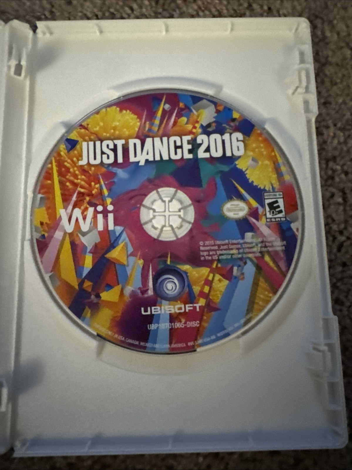 Just Dance 2016 (Wii) — CIB — Tested & Working — Clean Copy