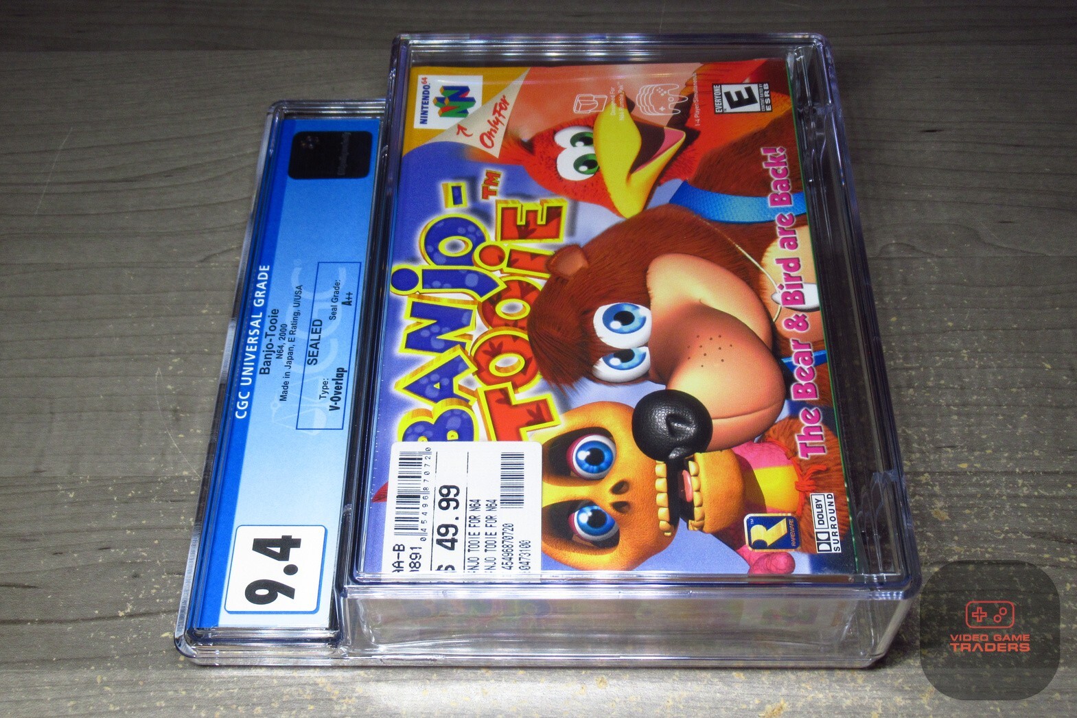CGC 9.4 A++ – Banjo-Tooie Nintendo 64, N64 2000 NEW! – RARE!