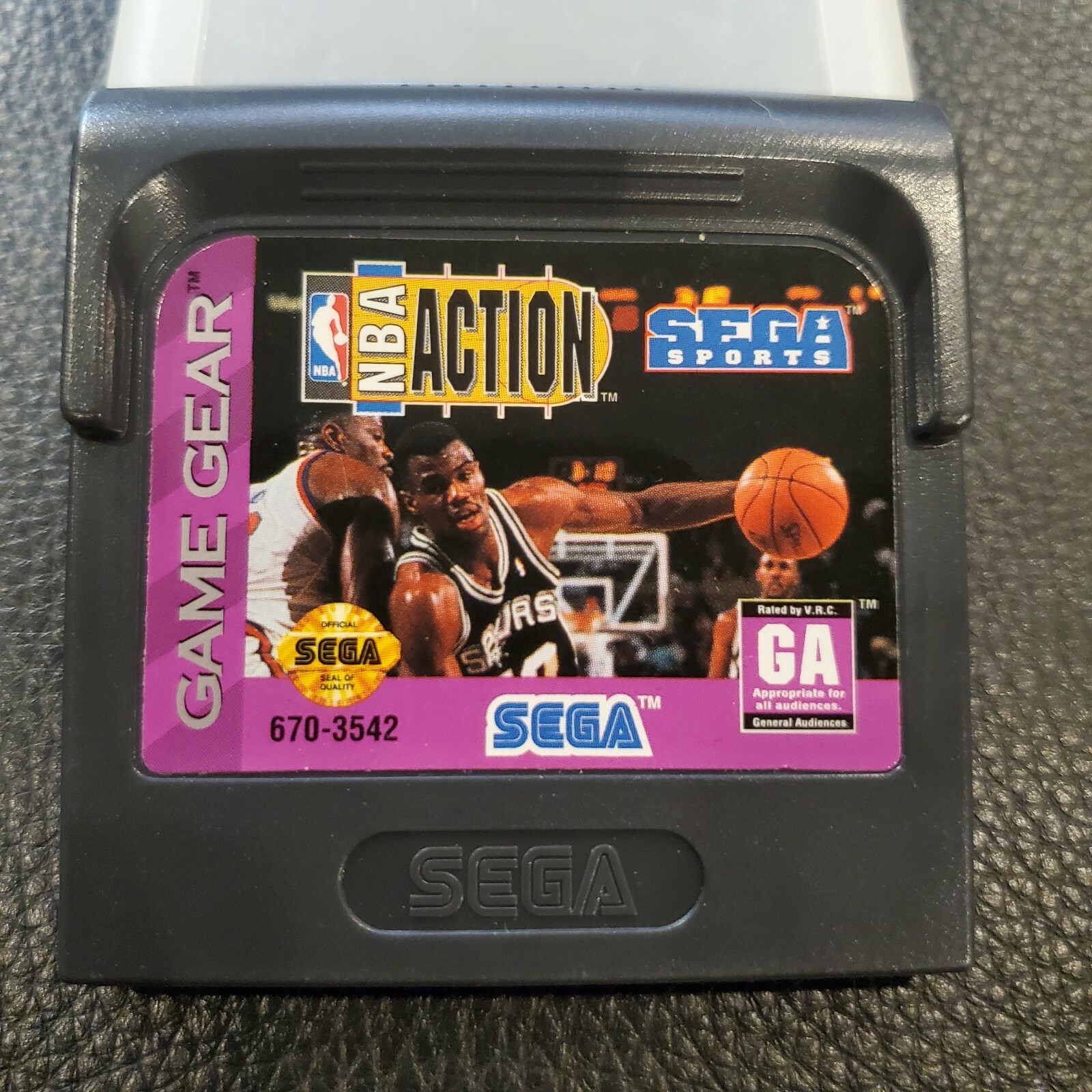MADDEN 95 / WORLD SERIES / NBA ACTION * SEGA Game Gear Cartridges w 1 case * OEM