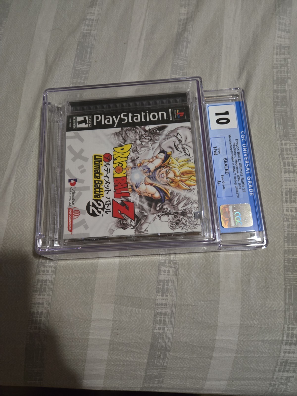 Dragon Ball Z Ultimate Battle 22 Cgc 10A++ Grade Not Wata
