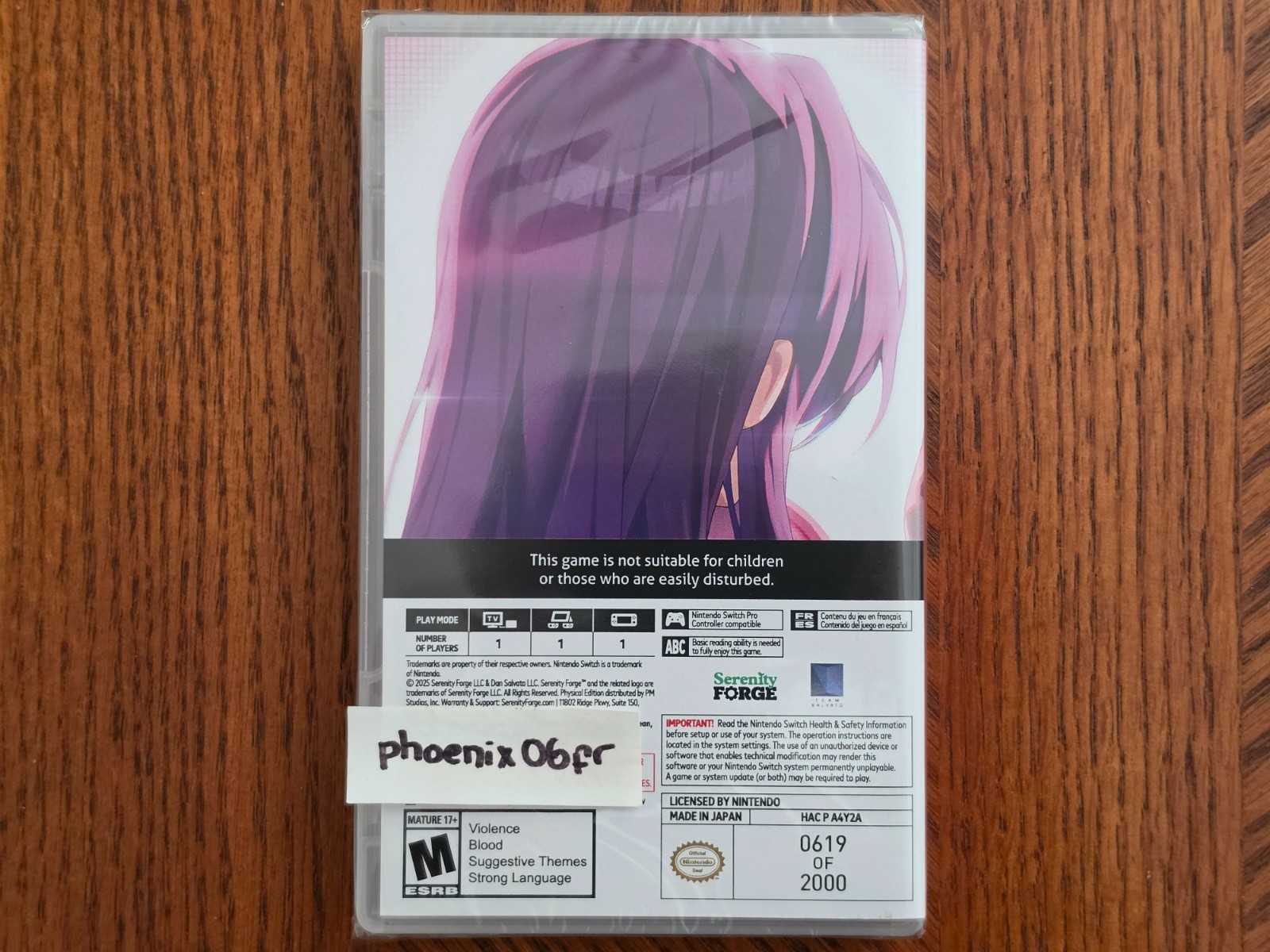 New! Doki Doki Literature Club! Yuri’s Convention Exclusive (Nintendo Switch)