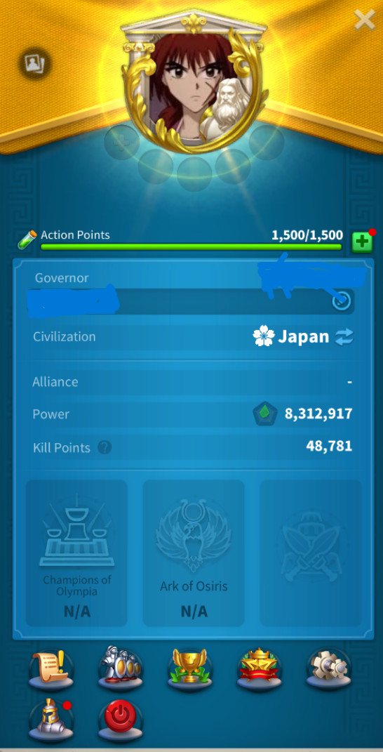 Rise of Kingdoms Account – Feudal age – VIP 9 – 8,000,000 power + good resources
