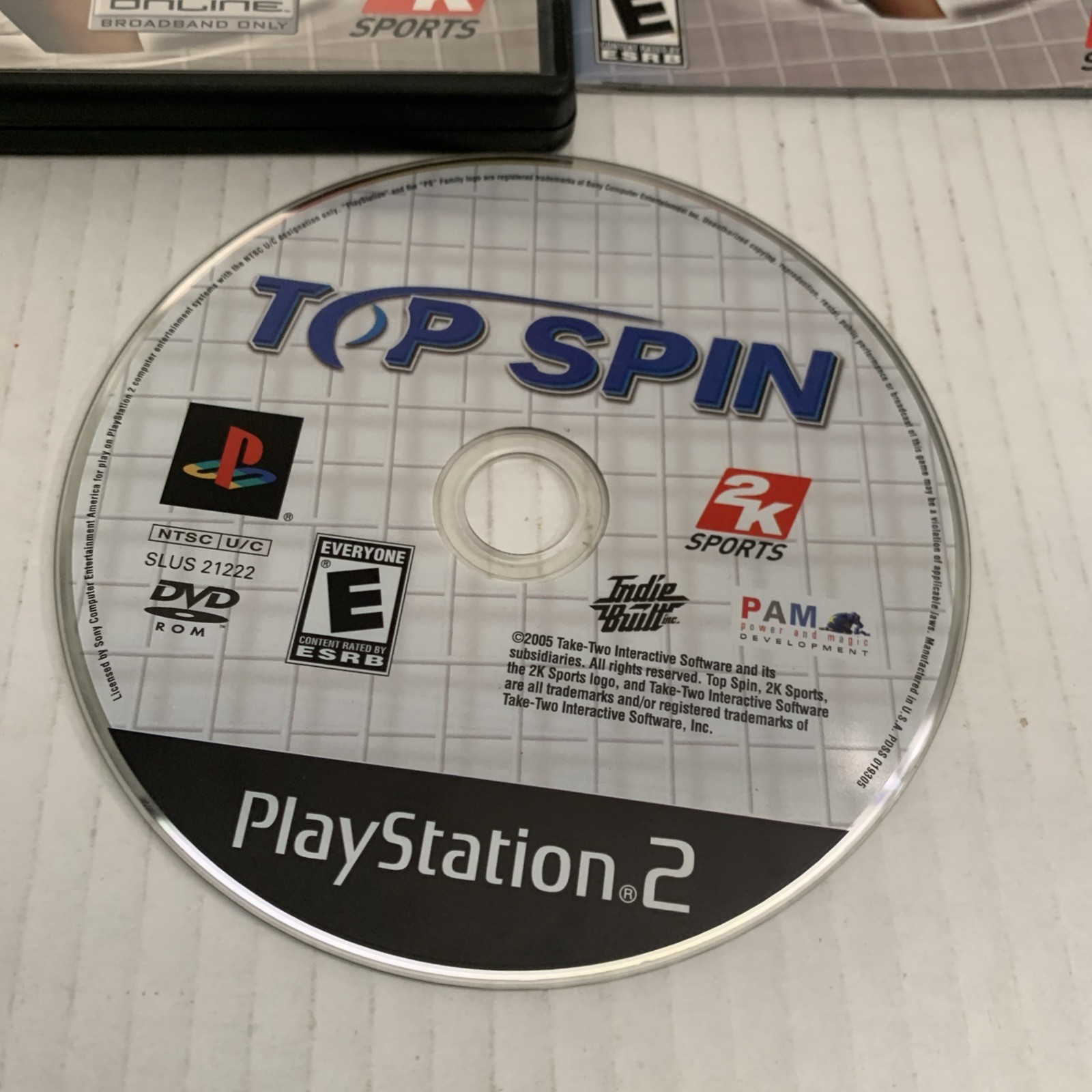 Mint Condition Top Spin Tennis – Playstation 2 PS2 – Complete See Pics & Store