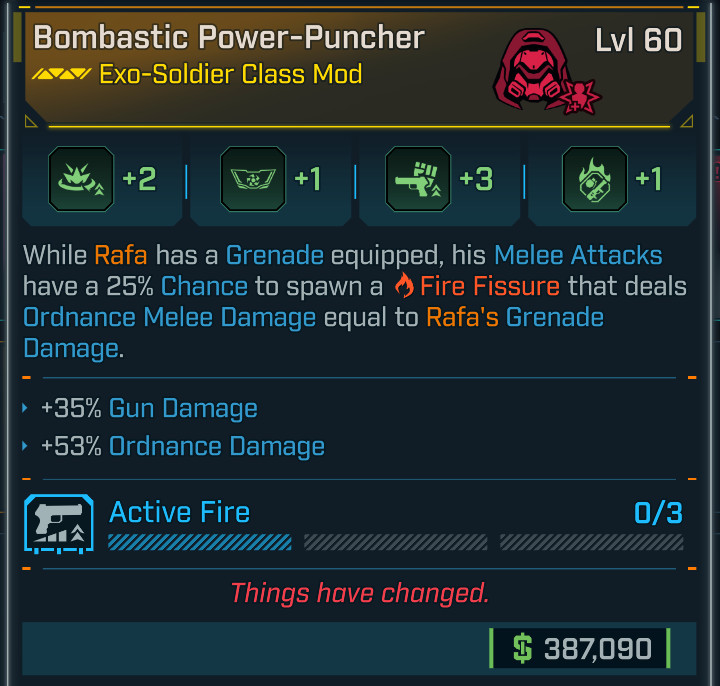 Borderlands 4 • Legendary Class Mod • Rafa Power-Puncher COM • PS PC XBOX STEAM