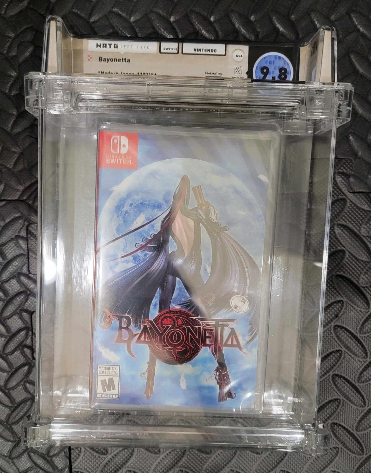 Bayonetta nintendo switch WATA GRADED 9.8 A+ Seal DEEP BADGE
