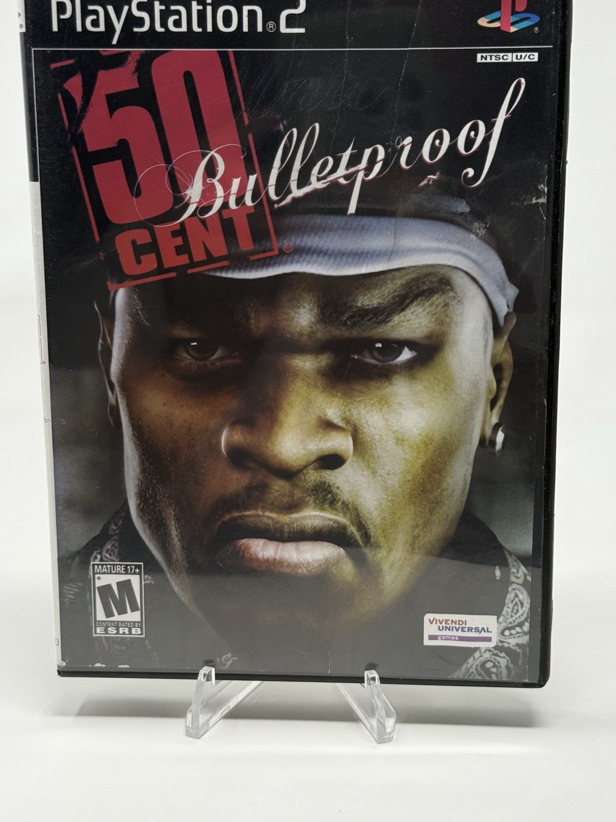 50 Cent Bulletproof PS2 PlayStation 2 Complete CIB Black Label Pristine Disc