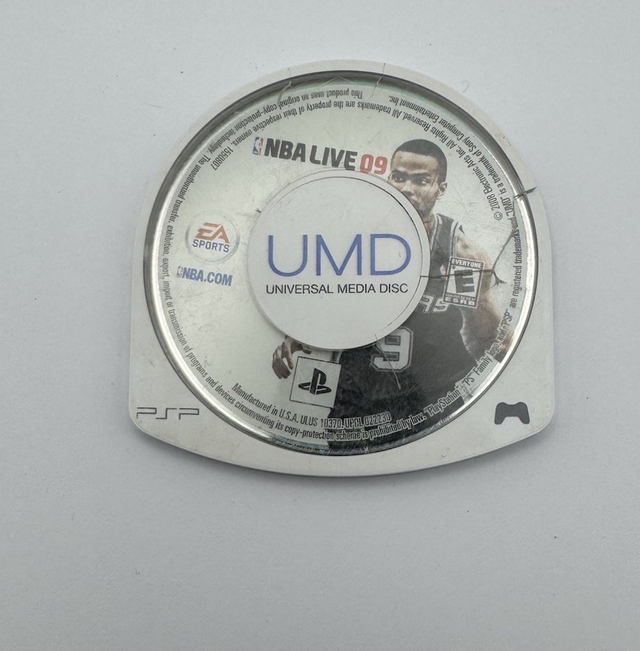 NBA Live 09 Basketball Sony PlayStation PSP 2008- Untested But Free Returns