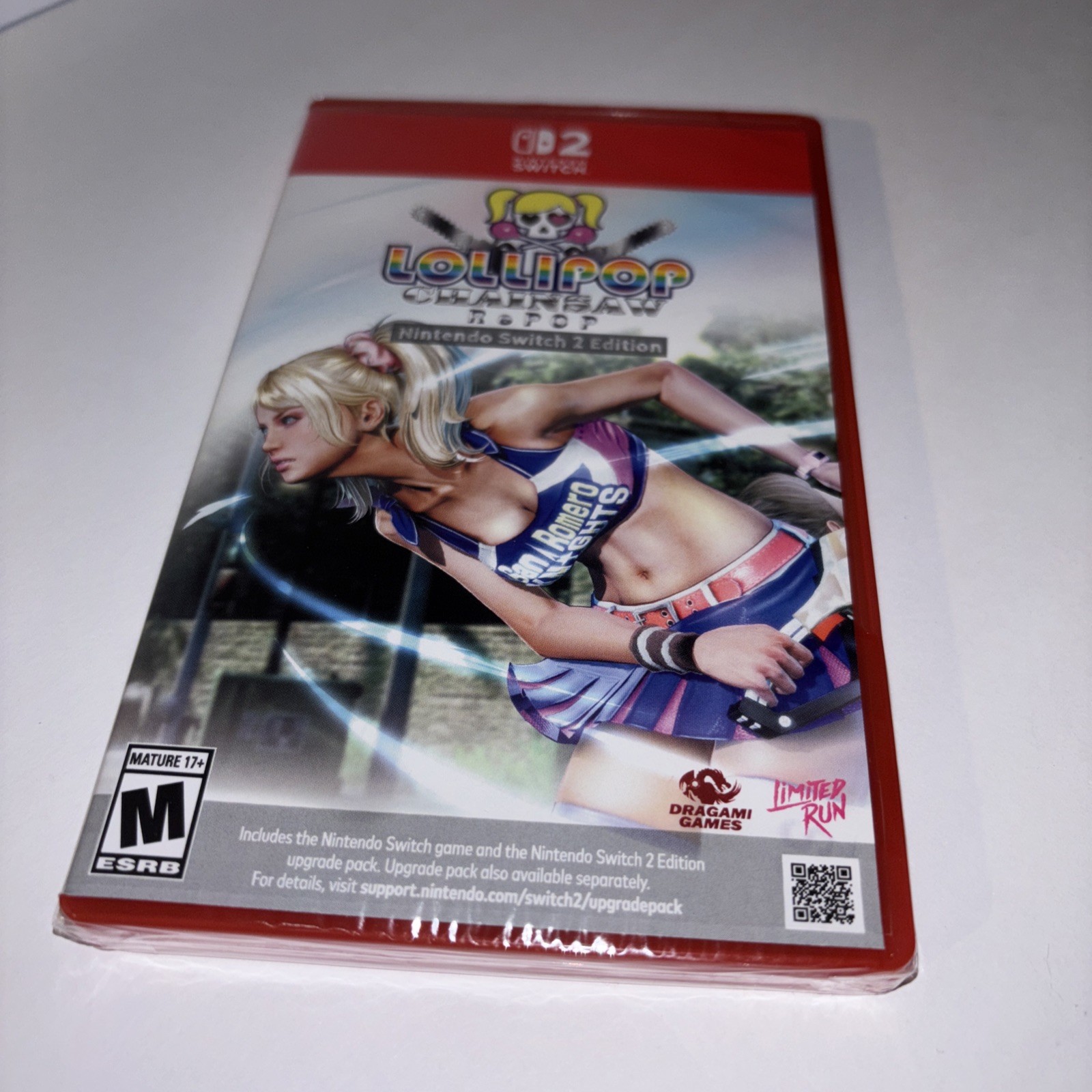 LOLLIPOP CHAINSAW REPOP NINTENDO SWITCH 2 LIMITED RUN GAMES U.S. ESRB BRAND NEW!
