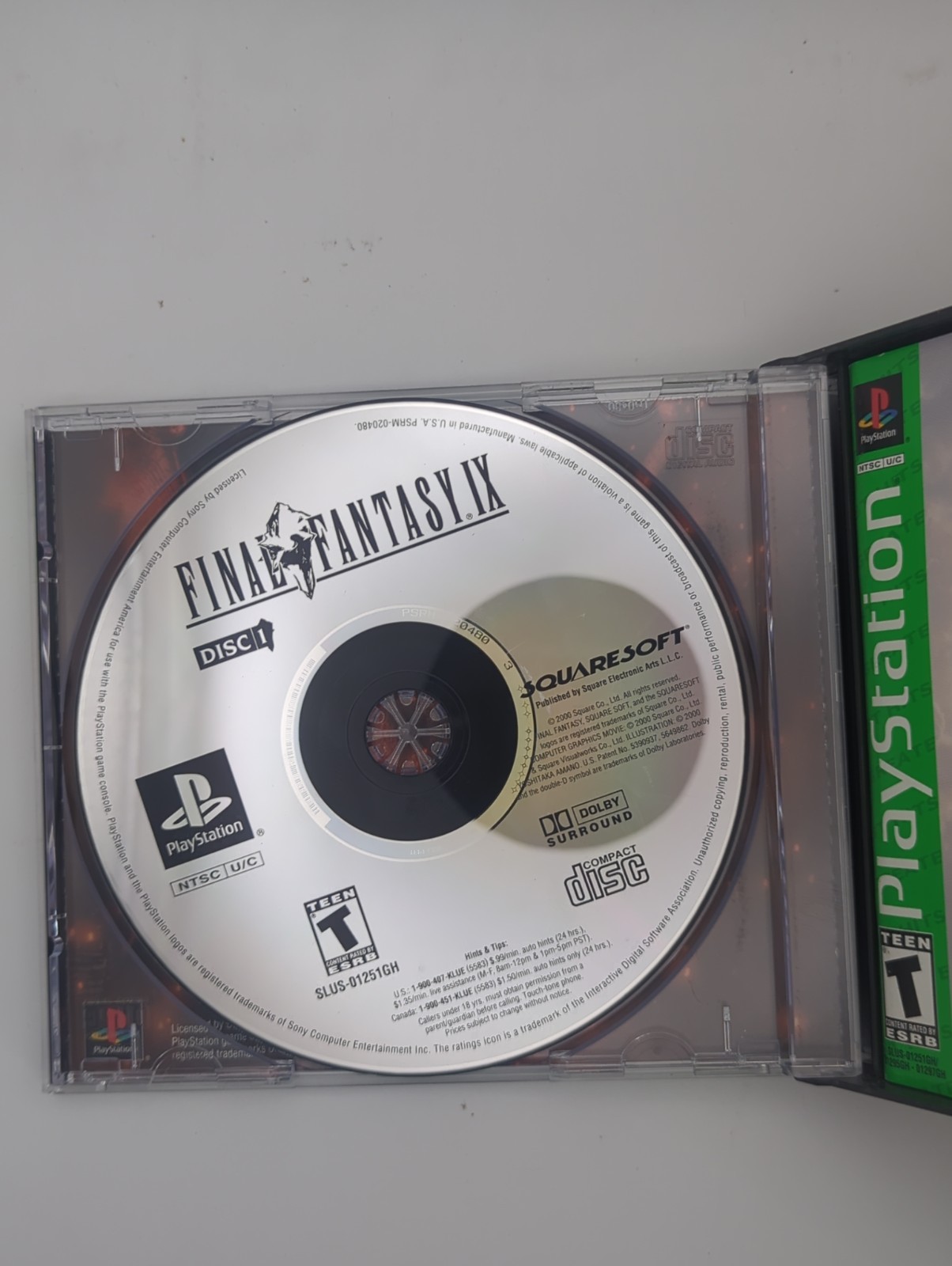 Final Fantasy IX Greatest Hits (Sony PlayStation 1, 2001)
