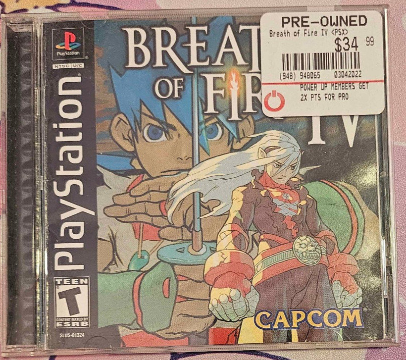 Breath of Fire IV (Sony PlayStation 1) [PS1] – Complete CIB