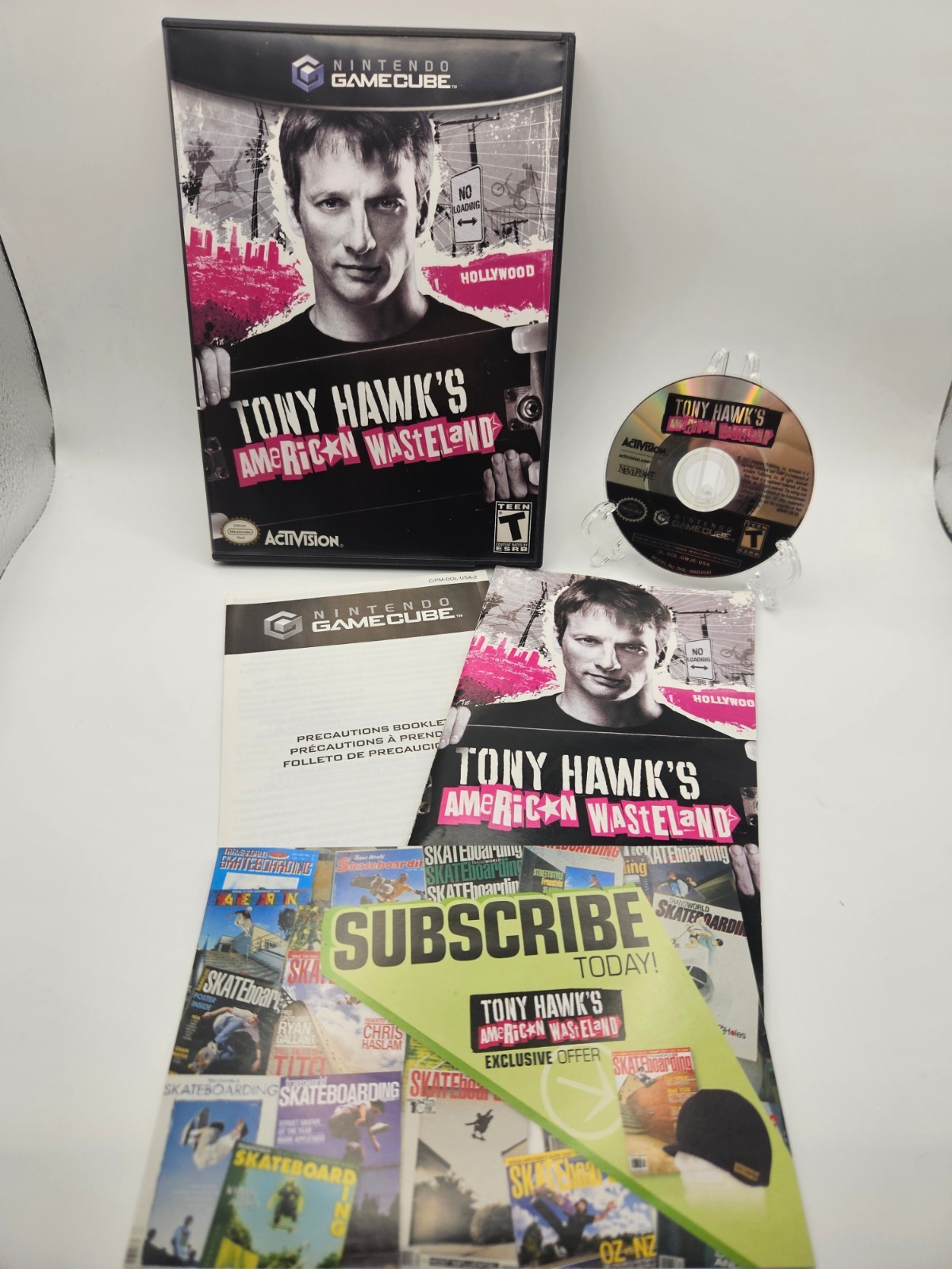 Tony Hawk’s American Wasteland (Nintendo GameCube) Complete w/ Reg Card – Tested