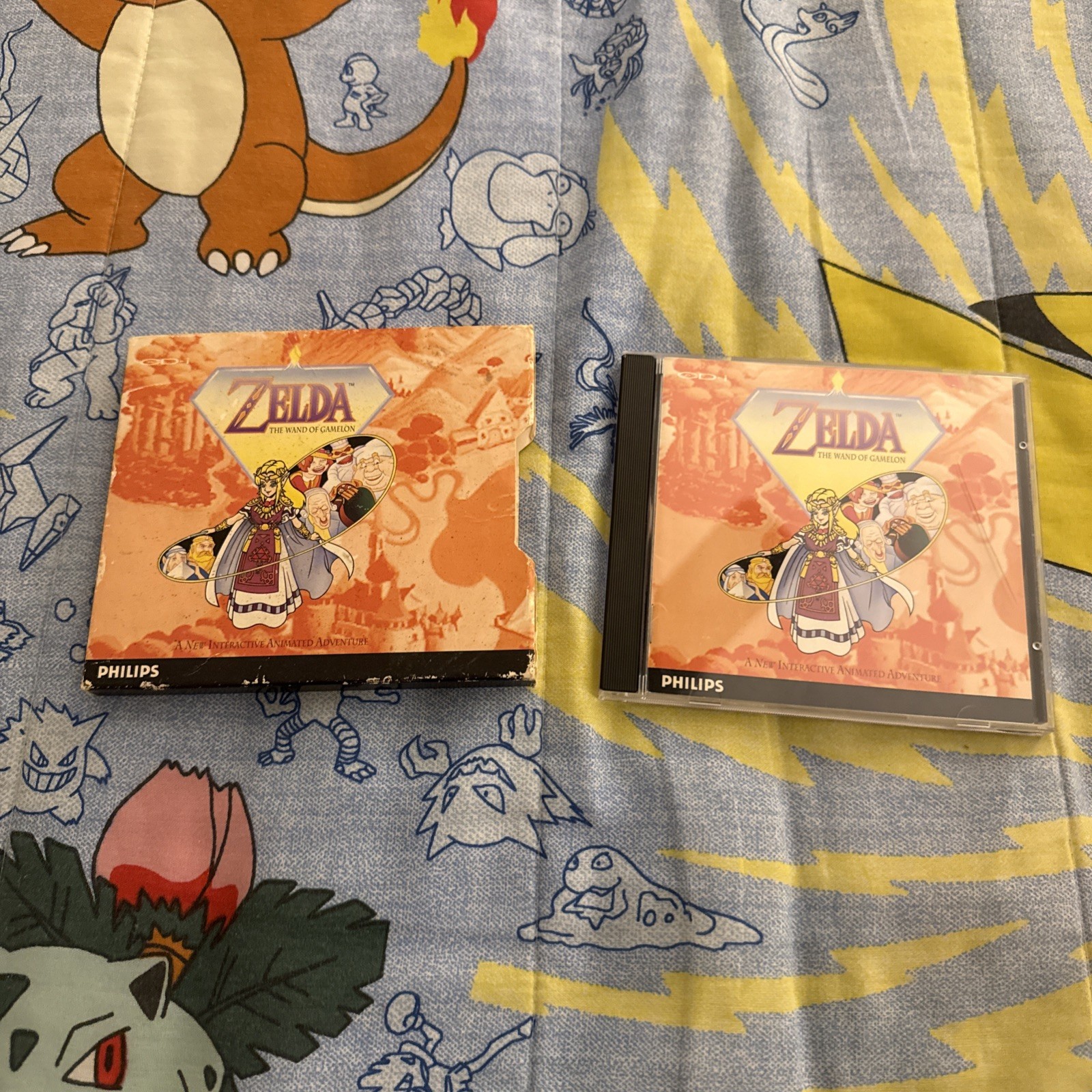 Philips CD-i Zelda: The Wand of Gamelon Complete w/ Sleeve Manual 1993 Nintendo