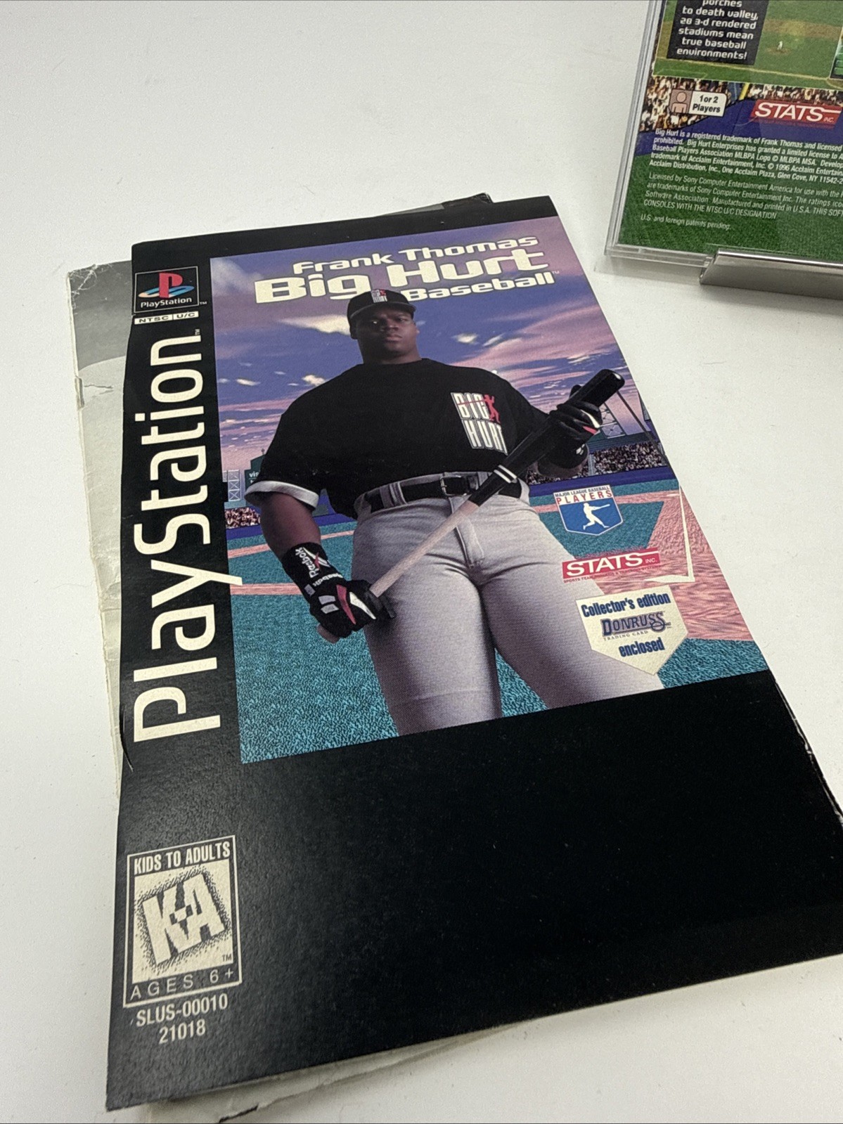 Frank Thomas Big Hurt Baseball (PlayStation 1, 1996) PS1 CIB – Tested!