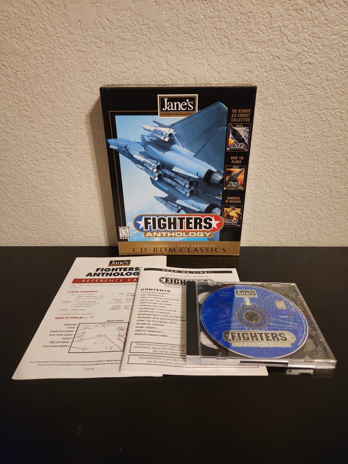 Jane’s Combat Simulations Fighters Anthology PC Game 2-Disc Set 1999 Vintage