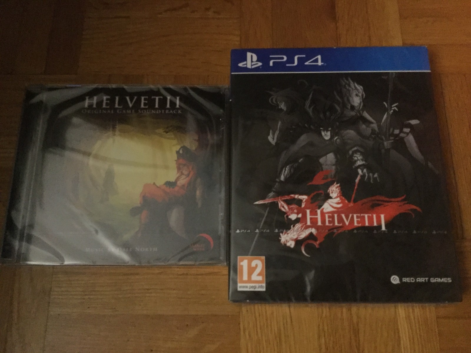 Helvetii Sony PlayStation 4 PS4 with Soundtrack CD Red Art Games