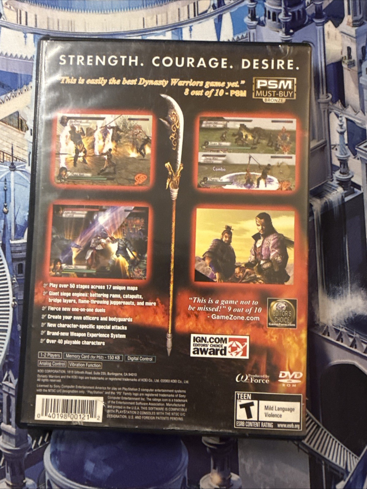 Dynasty Warriors 4 (PlayStation 2, PS2) Complete CIB
