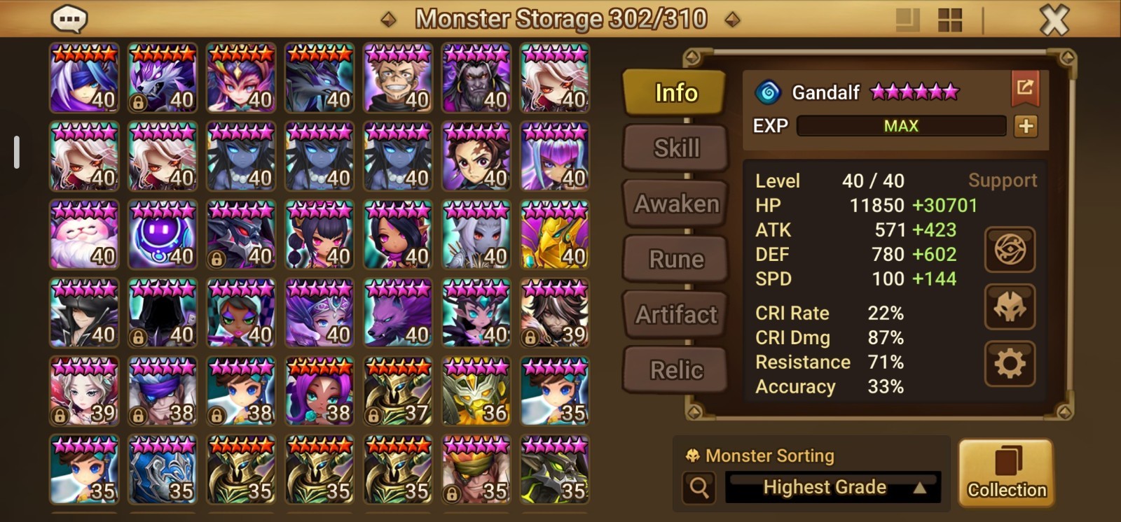 Summoners War Global 5LD5: 🔥** Lora, Narsha, Kiki, Ella, Jessica ** C3/P1