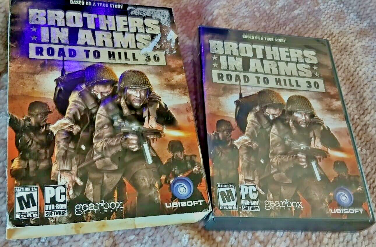 Brothers in Arms: Road to Hill 30 PC DVD ROM Software gearbox game mature PC