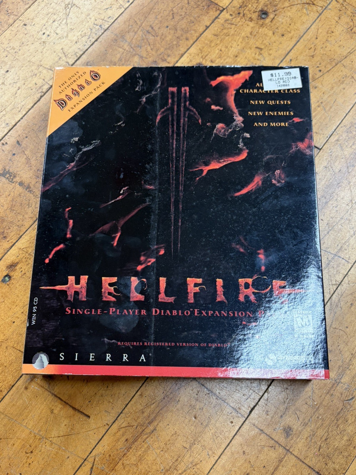 NEW (Unopened) Hellfire Single-Player Diablo Expansion Pack PC Big Box Game