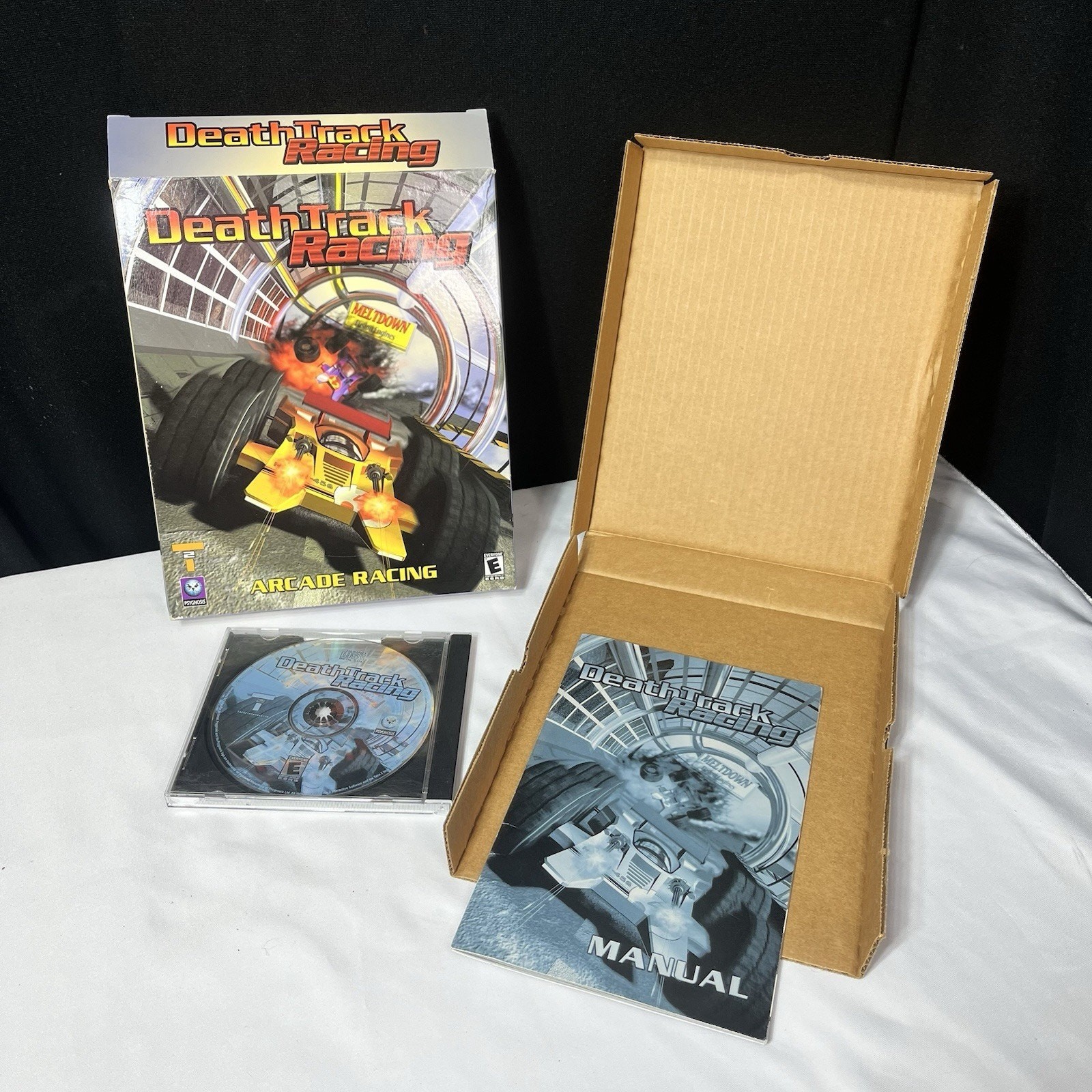 Death Track Racing Arcade Big Box PC Windows 98 & 95 Computer Game CD-ROM Used